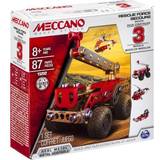 Meccano Byggelegetøj Meccano lekset Fire Truck 3-i-1 stål junior röd 90-delar