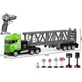 Toymax Tohjulstræk (2WD) Fjernstyret legetøj Toymax Fjernstyret Lastbil Transporter med Skilte 1/16