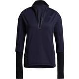 Dame - Fleece T-shirts & Toppe adidas Cold.Rdy Running Cover-Up Women - Black/Black