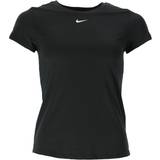 50 - Dame Overdele Nike Dri-Fit One Slim-Fit T-shirt Women - Black/White