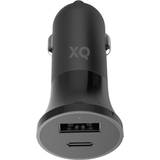 Xqisit Oplader Batterier & Opladere Xqisit Car Charger Dual Port 30W