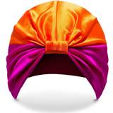 Orange Bonnetter Silke London Hair Wrap The Poppy Pink and Orange