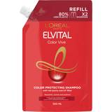 L'Oréal Paris Styrkende Shampooer L'Oréal Paris Elvital Refill Eco-Pack Color Vive Shampoo 500ml