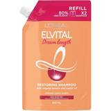 L'Oréal Paris Styrkende Shampooer L'Oréal Paris Elvital Refill Eco-Pack Dream Length Shampoo 500ml