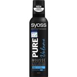 Silikonefri Mousse Syoss Pure Volume Mousse 250ml