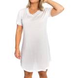 Jersey Nattøj Lady Avenue Silk Jersey Nightgown - Off White