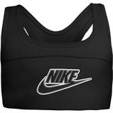 XL Toppe Børnetøj Nike Dri-FIT Swoosh Sports Bra Kids - Black/White