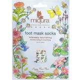 Blødgørende Fodmasker Miqura Flower Foot Mask