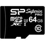 Silicon Power Hukommelseskort & USB Stik Silicon Power Superior Pro microSDXC Class 10 UHS-I U3 64GB