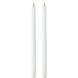 Uyuni led lys Brugskunst Uyuni Kronelys 3D Flamme 2 stk LED-lys 35cm 2stk