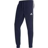 Adidas Træningstøj Bukser adidas 3-Stripes Fleece Training Pants Men - Navy/White