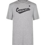 Converse Bomuld Overdele Converse Nova Logo T-shirt - Grey Heather