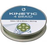 Grøn Fiskeliner Kinetic 4 Braid 150m Dusty Green