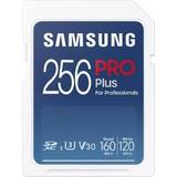 Samsung SDXC Hukommelseskort Samsung Pro Plus 2021 SDXC Class 10 UHS-I U3 V30 160/120MB/s 256GB