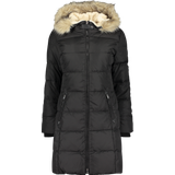 Lauren Ralph Lauren Faux Fur-Trim Hooded Down Jacket - Black