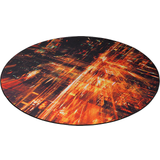 Polyester Gulvmåtte Deltaco DFP410 Floor Mat Limited Edition - Black/Orange