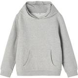 Lomme Sweatshirts Børnetøj Name It Organic Cotton Sweatshirt - Grey/Grey Melange (13192134)