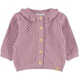 Name It Ruffle Knitted Cardigan - Mauve Shadows (13195710)