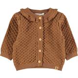 Name It Ruffle Knitted Cardigan - Brown/Toasted Coconut (13195710)