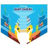 Blå Lykønskningskort & Invitationskort Amscan Baby Shark Invitationer