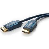 Blå - DisplayPort-kabler - Rund ClickTronic 40996 DisplayPort-DisplayPort 5m