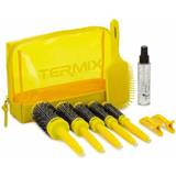 Gule Hårbørster Termix Set of combs/brushes Brushing Yellow
