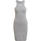 32 - Grå - Kort Kjoler adidas Adicolor Essentials Rib Tank Dress - Medium Grey Heather