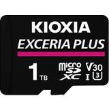 1 TB - V30 Hukommelseskort Kioxia Exceria Plus microSDXC Class 10 UHS-I U3 V30 A1 1TB