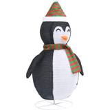 VidaXL Stof Julebelysning vidaXL Snow Penguin Julelampe 90cm
