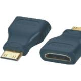 HDMI Mini - Sort Kabler M-CAB Mini HDMI-HDMI M-F Adapter