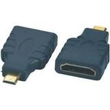 HDMI Micro - Sort Kabler M-CAB Micro HDMI-HDMI M-F Adapter