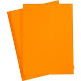Orange Papir Creativ Company A4 karton 210x297mm, 180g Orange