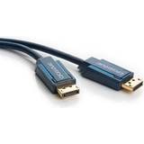 Blå - DisplayPort-kabler - Rund ClickTronic DisplayPort-DisplayPort 1.4 2m