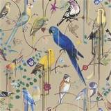 Christian Lacroix Tapeter Christian Lacroix Birds Sinfonia guld tapet 10x0,685 m fra 68,5cm x 10m