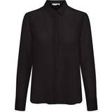 32 - 6 - Dame Skjorter InWear Lucieiw Classic SIlk Premium Shirt - Black