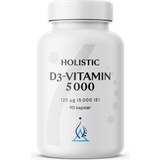 Holistic Pulver Vitaminer & Kosttilskud Holistic Vitamin D3 5000 IU 90 stk