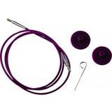 Strikkepinde Tråd & Garn Knitpro kabel til udskiftelige rundpinde Rosa 120 cm