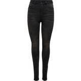 Only 30 Bukser & Shorts Only Royal Life Hw Skinny Fit Jeans - Black/Black Denim