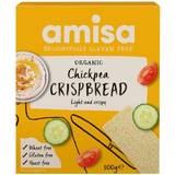 Amisa Kiks, Knækbrød & Skorper Amisa Organic Gluten Free Chickpea Crispbread 100g