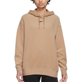 32 - Beige - Dame Sweatere Nike Sportswear Essentials Soft Hoodie Women - Hemp/Black