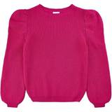 134 Striktrøjer The New Adaley Knit Sweater - Magenta (TN3891)