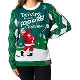 Julesweaters Sweatere SillySanta Golfer Christmas Sweater Unisex - Green