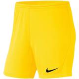 Nike Gul - Slim Bukser & Shorts Nike Park III Knit Shorts Women - Tour Yellow/Black