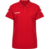Hummel Go Cotton Classic Chevron Sleeves Polo Shirt Women's - True Red