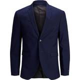 Herre - XS Blazere Jack & Jones Single Button Super Slim Fit Kavaj - Blue/Medieval Blue