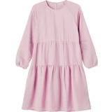 Pink - Ternede Børnetøj Name It Tatrine Checked Dress - Pink/Violet Ice (13197916)