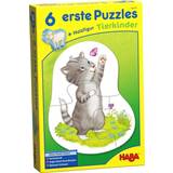 Haba Klassiske puslespil Haba 6 Little Hand Puzzles Animal Kids 18 Pieces