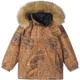 Reima Vinterjakker Reima Kid's Reflective Winter Jacket Sprig - Cinnamon Brown (521639-1492)