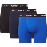 Nike Blå Undertøj Nike Everyday Essentials Cotton Stretch Boxer 3-pack - Obsidian/Game Royal/Black