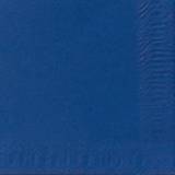 Blå Papirservietter Duni Tissue 33 x 33 cm 125 servietter i mørkeblå